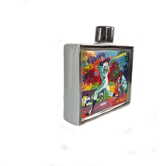 LeRoy Neiman Sports Commemorative Baseball Liquor Bottle Bar Decor 1979 - Picture 3 of 9